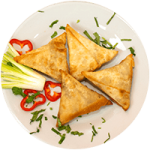 BEEF SAMOSA  (4 Pcs)  